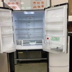 ID:672826　　冷蔵庫６１５L　日立　２０１７年製　※自動製氷NG　/　棚板１枚非純正品の画像