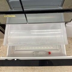 ID:672826　　冷蔵庫６１５L　日立　２０１７年製　※自動製氷NG　/　棚板１枚非純正品の画像