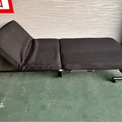 折りたたみ式リクライニングベッド　シングルベッドの画像
