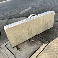 アウトドア　テーブル　チェアセットの画像