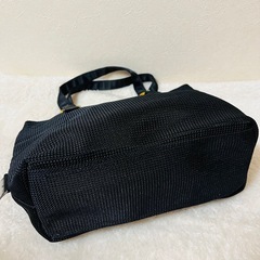 ELLEdeELLE レディース 手提げバッグ トートバッグ シンプル 黒の画像