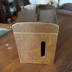 木製の裁縫箱・多目的道具箱　昭和レトロ調　ビンテージ調の画像