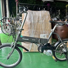 No.562パナソニックオフタイム BE-EHW07外装7段変速 折り畳みの画像