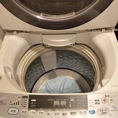 12月12日に取りに来て頂ける方限定で０円！　　東芝　全自動洗濯機　AW-70DJE7（W)　7kg　2010年製の画像