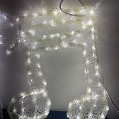 クリスマス　イルミネーション　ライト　電飾　音符　セット　の画像