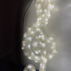 クリスマス　イルミネーション　ライト　電飾　音符　セット　の画像