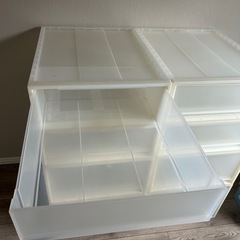 無印良品　ポリプロピレンクローゼットケース3種の画像