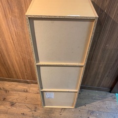 カラーボックス　木製棚　3段の画像
