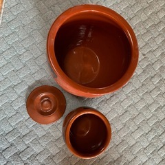 壺　2個　大小の画像