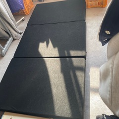 YSS67 シングルマットレス　折りたたみ🉑　収納カバー付き
の画像