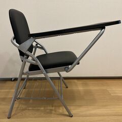 テーブル付きチェア　折りたたみ椅子の画像
