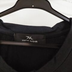 MATIN AVENIR マタンアヴニールの長袖ロンT ブラック ロゴデザイン 朝倉未来ブランド シンプル 定番人気アイテム  251125-1Tの画像