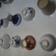 レトロな杯１０個、珍品、猪口、ぐい飲み、２の画像