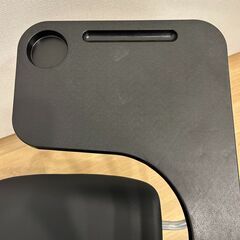 テーブル付きチェア　折りたたみ椅子の画像