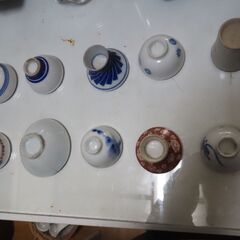 レトロな杯１０個、珍品、猪口、ぐい飲み、２の画像