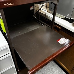 収納棚　レンジ、炊飯器用ラック　棚の画像