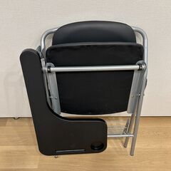 テーブル付きチェア　折りたたみ椅子の画像