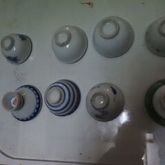 レトロな杯１０個、珍品、猪口、ぐい飲み、３の画像