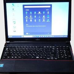 ①れ★バ有★定型コメントNG★i3★25H2★Win11★快速★i3★富士通★A574/M★軽量★15.6インチ★Bluetooth、WiFi、カメラ、HDMI、DVDマルチ他多数★おまけOS＝ブル－レイ再生他、多数＝掲載画像参照★質問NG★記載文面参照★逆光撮影★返品不可★初回コメントでご希望日時が未記載時は既読スルー★決定者様のみお返事★24時間対応★お返事は可能な限り迅速★最大で12時間以内の画像