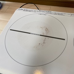 美品 IH クッキングヒーター 2021年製　2口 スタンドあり コンロ 一人暮らし スタンド付き ih コンロ 工事 不要  置くだけ お手入れ 簡単  の画像