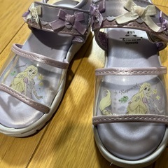 ラプンツェル　プリンセス　サンダル　15cmの画像