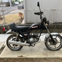 【レストアベースに】スズキ・マメタン50 書付き不動の画像