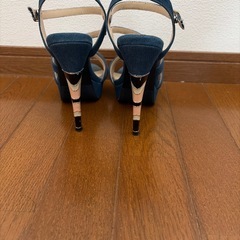 デニムヒールサンダル✨✨✨の画像