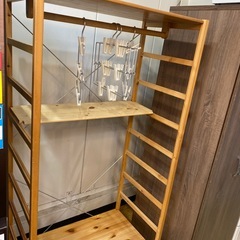 🍀廃盤モデル🍀無印良品フリーラック ワードローブ ユニットシェルフ　 パイン材 人気 No.2703 KE の画像