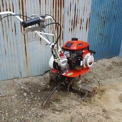 ②シバウラKB272チビ楽　管理機　耕運機　トラクター　家庭菜園　農機具　引き取り限定の画像