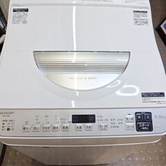 🌟愛品館千葉店🌟安心の分解洗浄済🌟動作保証有り🌟シャープ ES-TX5E 全自動洗濯乾燥機 2021年製 （洗濯5.5Kg/乾燥3.5Kg）の画像