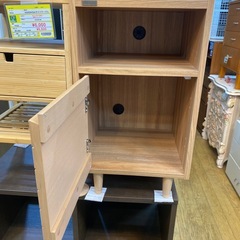 ⭐️美品⭐️佐藤産業 キャビネット 天然木 オシャレ ナチュラル コンパクト No.2552 KEの画像