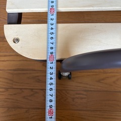 木製スノコ仕様キャスター付スチールベッド(シングル)の画像