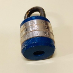 レトロ 南京錠 3桁ダイヤル式 パドロック 鍵 カギ 錠前 防犯の画像