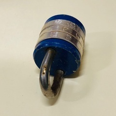 レトロ 南京錠 3桁ダイヤル式 パドロック 鍵 カギ 錠前 防犯の画像