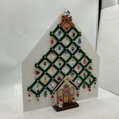 【長期保管品】クリスマス オブジェ 置物 インテリア 1点 元箱あり 木製 可愛い 卓上の画像