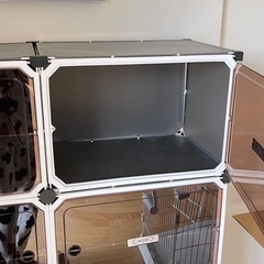 簡易プラスチック製シューズラックの画像