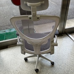 W2511-622 オフィスチェア グレー キャスター付き 中古の画像