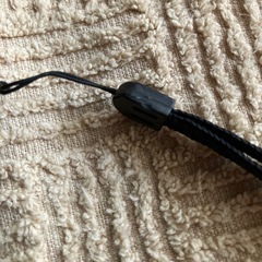 ストラップ　4本　ブラック　新品2、中古2の画像