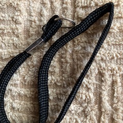 ストラップ　4本　ブラック　新品2、中古2の画像