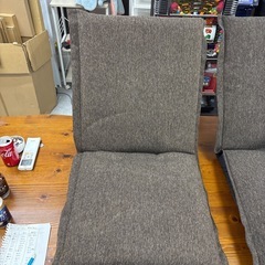 2個まとめて、座椅子、リクライニング　の画像