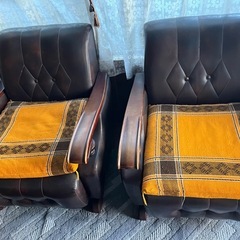 受け渡し予定 あり 昭和レトロ　ソファーの画像