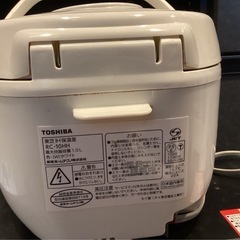 RC-10HH TOSHIBA 炊飯器の画像