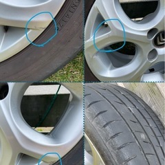 シトロエン　スタッドレス純正ホイール付きタイヤの画像