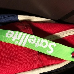 Sate lite  ネイビー×レッド　リュックの画像