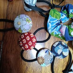 ヘアゴム　シュシュおまとめの画像