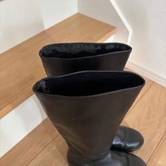 mysticボリュームロングブーツ／ブラック／37の画像