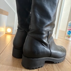 mysticボリュームロングブーツ／ブラック／37の画像