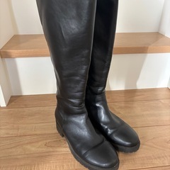 mysticボリュームロングブーツ／ブラック／37の画像