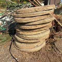 石のステップの画像