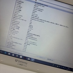 Gateway ノートパソコンの画像